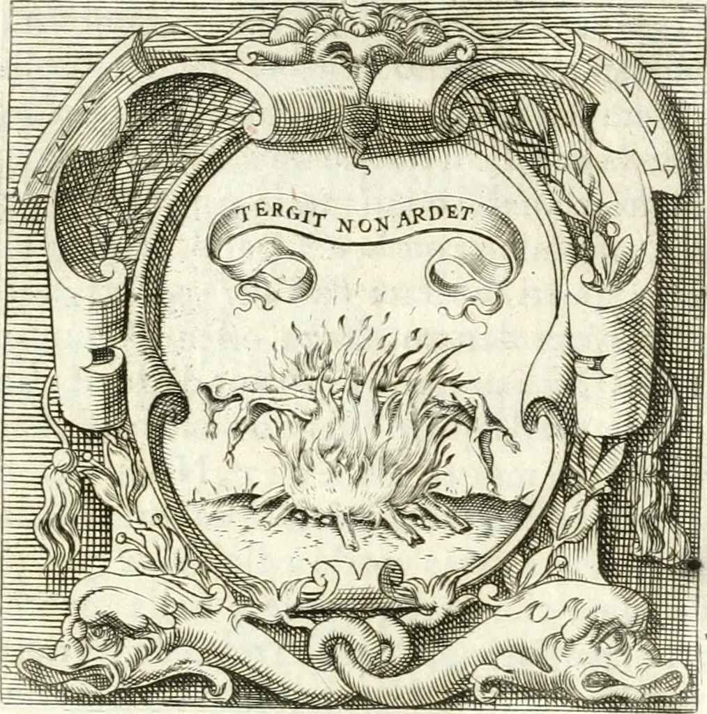 An illustration from Imprese illvstri di diuersi, 1586, leaf 332