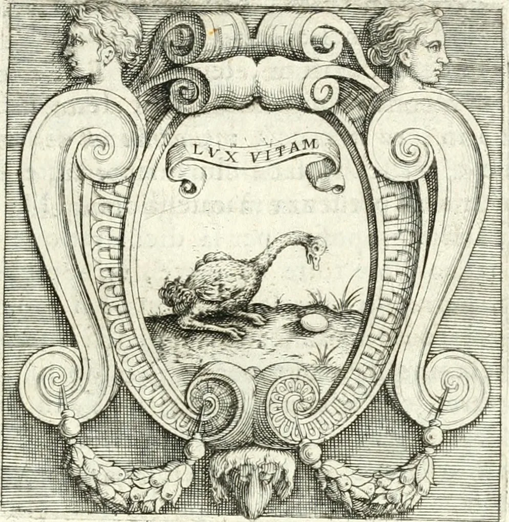 An illustration from Imprese illvstri di diuersi, 1586, leaf 34