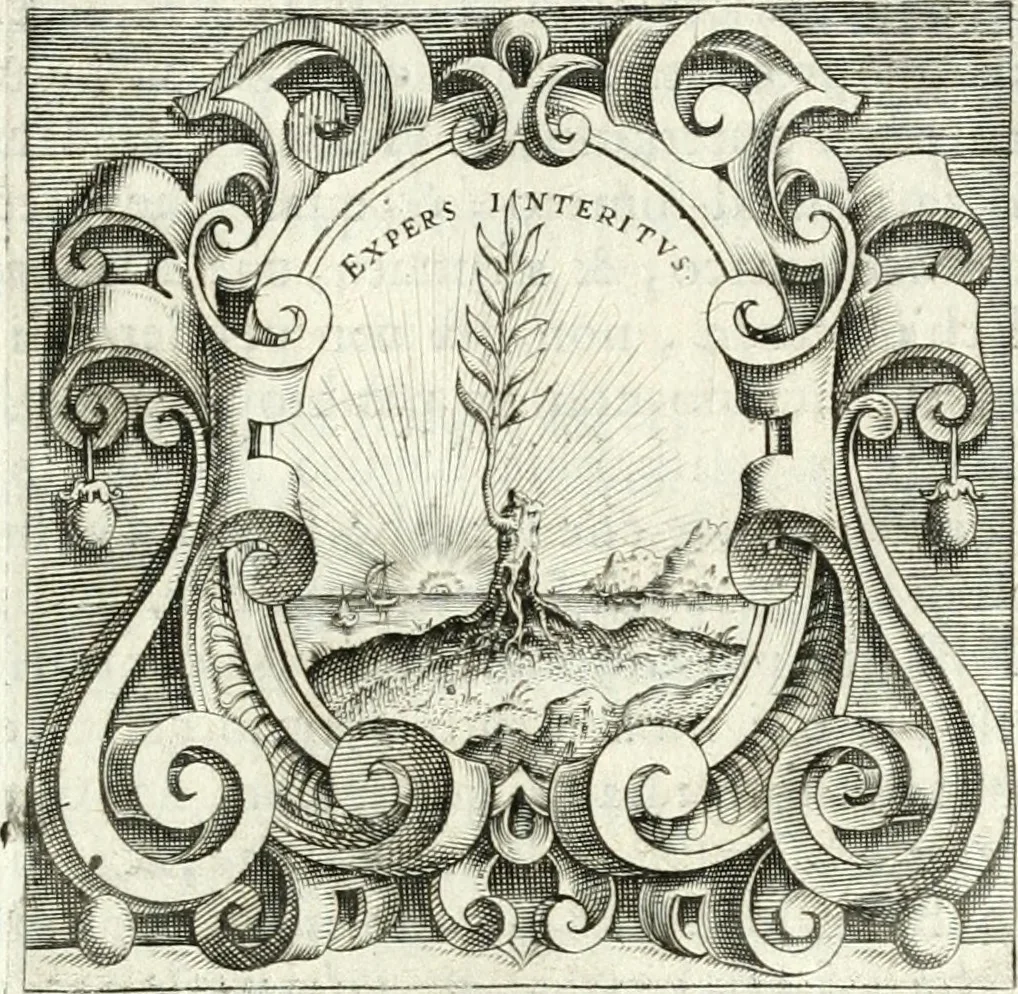 An illustration from Imprese illvstri di diuersi, 1586, leaf 46