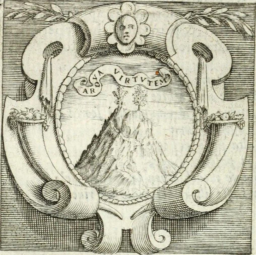 An illustration from Imprese illvstri di diuersi, 1586, leaf 67