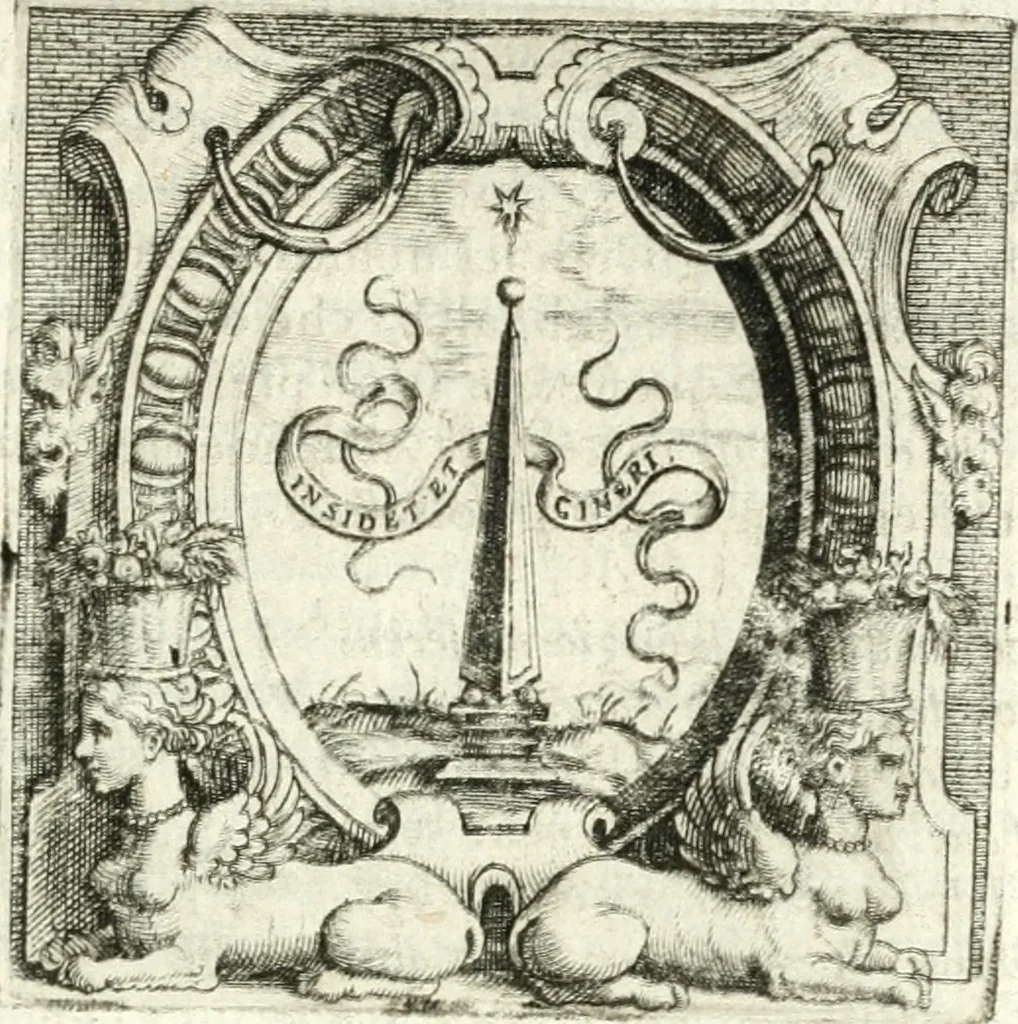An illustration from Imprese illvstri di diuersi, 1586, leaf 70