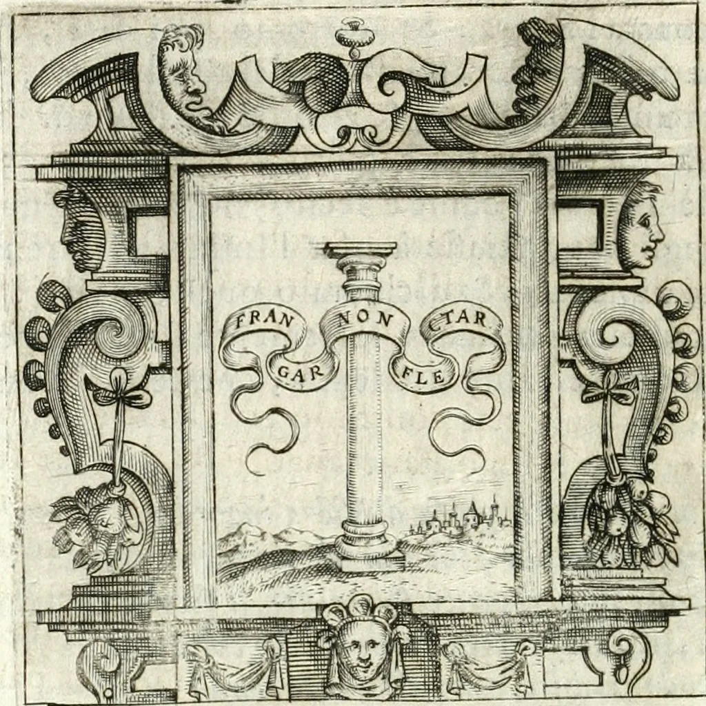 An illustration from Imprese illvstri di diuersi, 1586, leaf 85