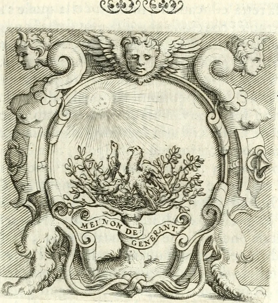 An illustration from Imprese illvstri di diuersi, 1586, leaf 88