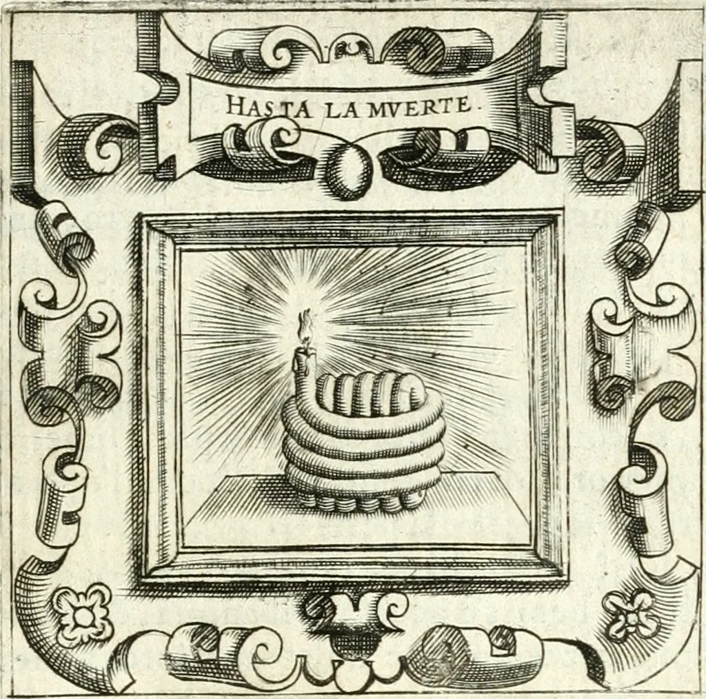 An illustration from Imprese illvstri di diuersi, 1586, leaf 94
