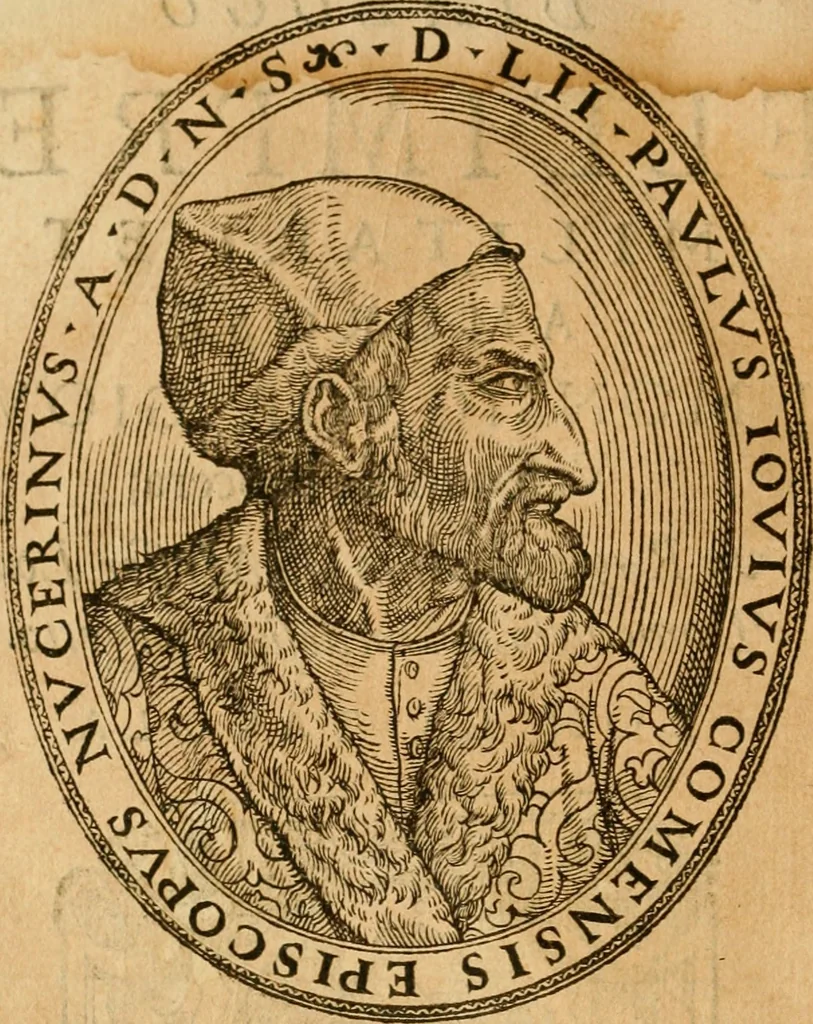 An illustration from Dialogo dell'imprese militari et amorose di monsignor Giovio, vescouo di Nocera : con vn ragionamento di messer Lodouico Domenichi nel medesimo soggetto ; con la tavola, 1559, leaf 7
