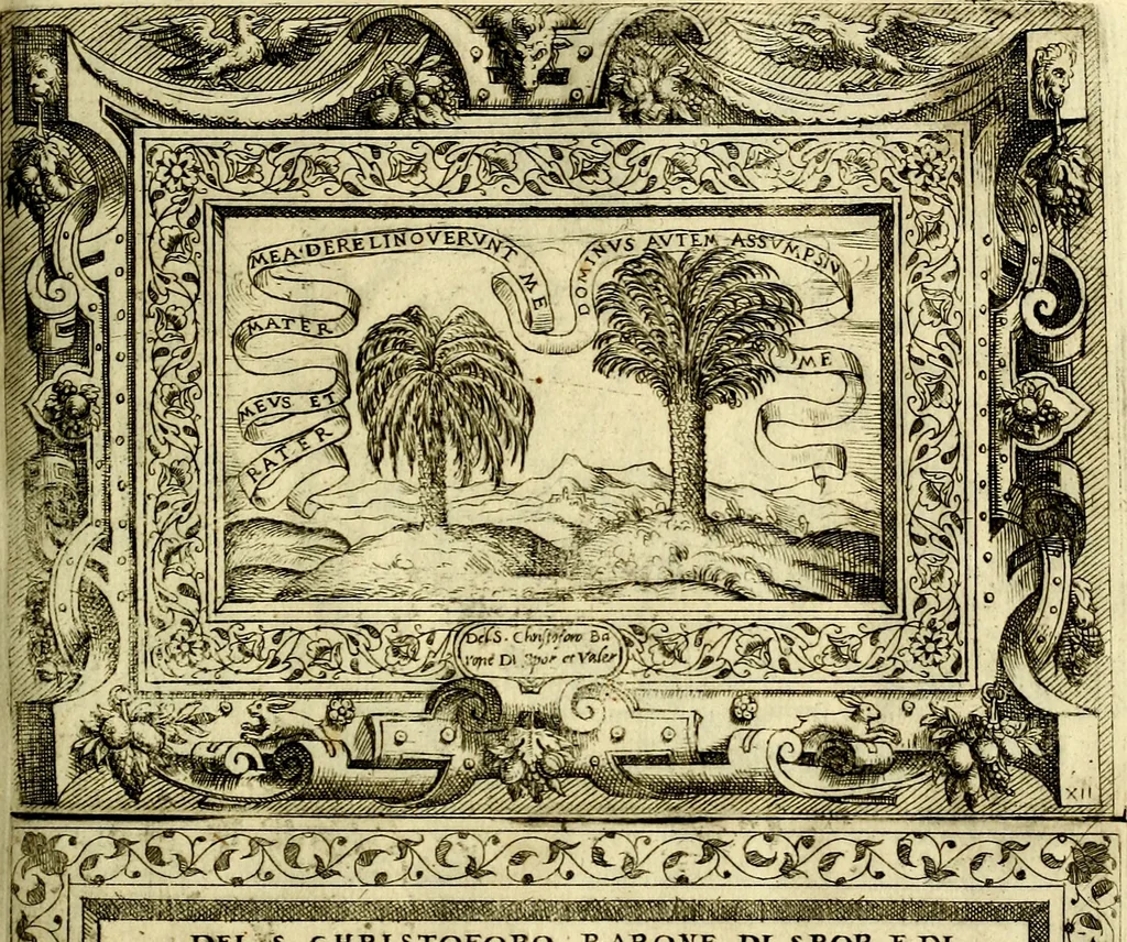 An illustration from Imprese nobili et ingeniose di diversi prencipi, et d'altri personaggi illustri nell'arme et nelle lettere : le quali, col disegno loro estrinseco, dimostrano l'animo, et la buona ò mala fortuna de gli autori loro, 1583, leaf 116