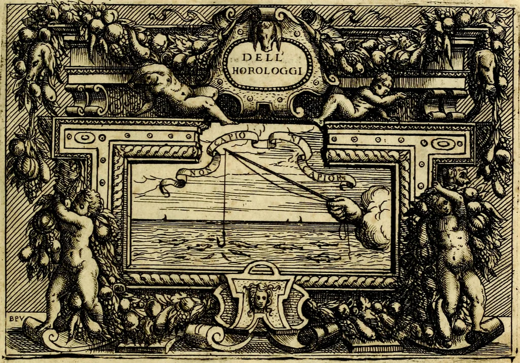 An illustration from Imprese nobili et ingeniose di diversi prencipi, et d'altri personaggi illustri nell'arme et nelle lettere : le quali, col disegno loro estrinseco, dimostrano l'animo, et la buona ò mala fortuna de gli autori loro, 1583, leaf 38