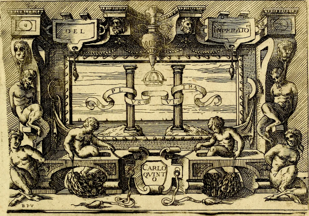 An illustration from Imprese nobili et ingeniose di diversi prencipi, et d'altri personaggi illustri nell'arme et nelle lettere : le quali, col disegno loro estrinseco, dimostrano l'animo, et la buona ò mala fortuna de gli autori loro, 1583, leaf 8