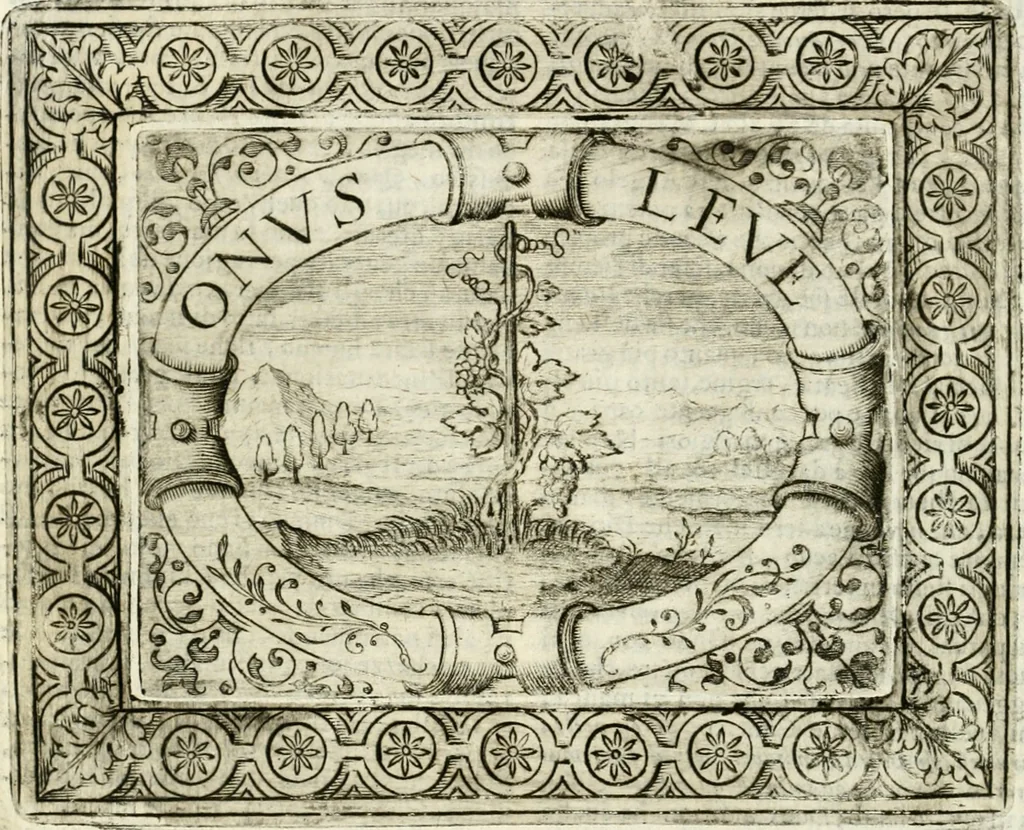 An illustration from Imprese sacre con triplicati discorsi illustrate & arricchite ..., 1625, leaf 109