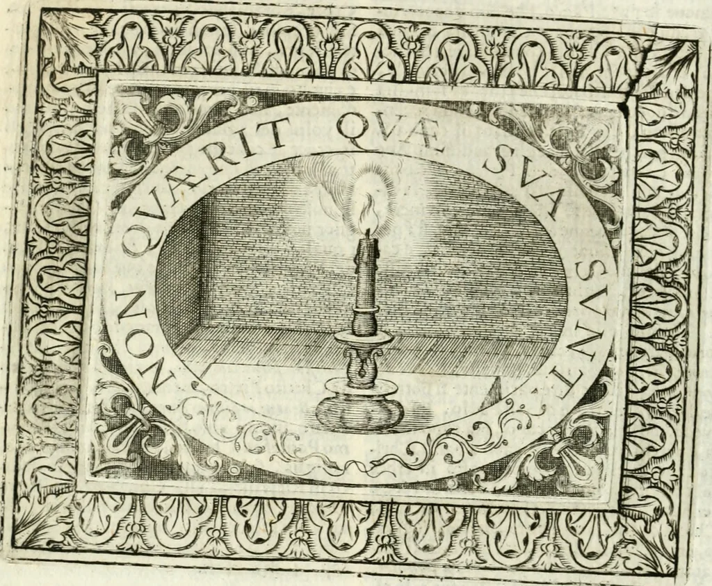 An illustration from Imprese sacre con triplicati discorsi illustrate & arricchite ..., 1625, leaf 193