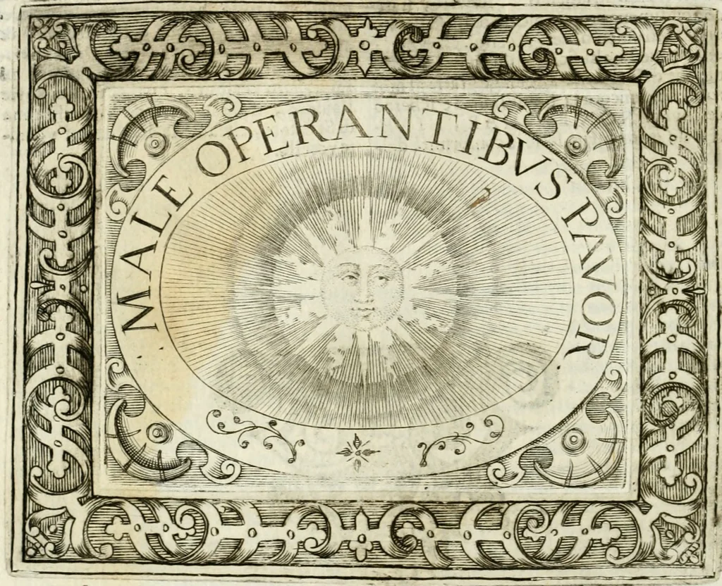 An illustration from Imprese sacre con triplicati discorsi illustrate & arricchite ..., 1625, leaf 25