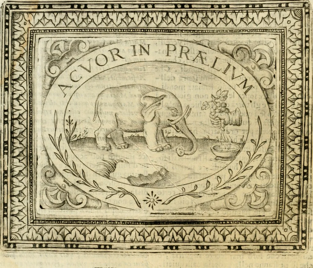 An illustration from Imprese sacre con triplicati discorsi illustrate & arricchite ..., 1625, leaf 343