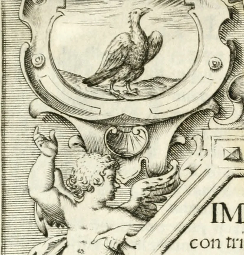 An illustration from Imprese sacre con triplicati discorsi illustrate & arricchite ..., 1625, leaf 4