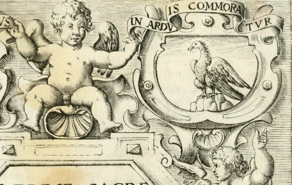 An illustration from Imprese sacre con triplicati discorsi illustrate & arricchite ..., 1625, leaf 4