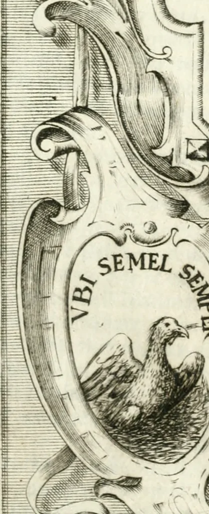 An illustration from Imprese sacre con triplicati discorsi illustrate & arricchite ..., 1625, leaf 4