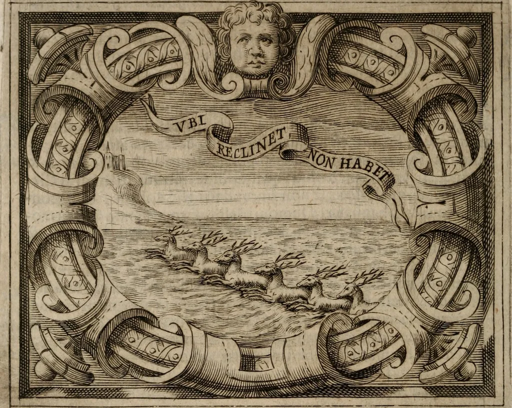 An illustration from Imprese sacre con triplicati discorsi, illustrate & arricchite. Con le aggiuntione [sic] ultimamente fattevi dall'istesso autore et in questa terza impressione, con sei copiosissime tavole molto più che prima adornate, 1629, leaf 145