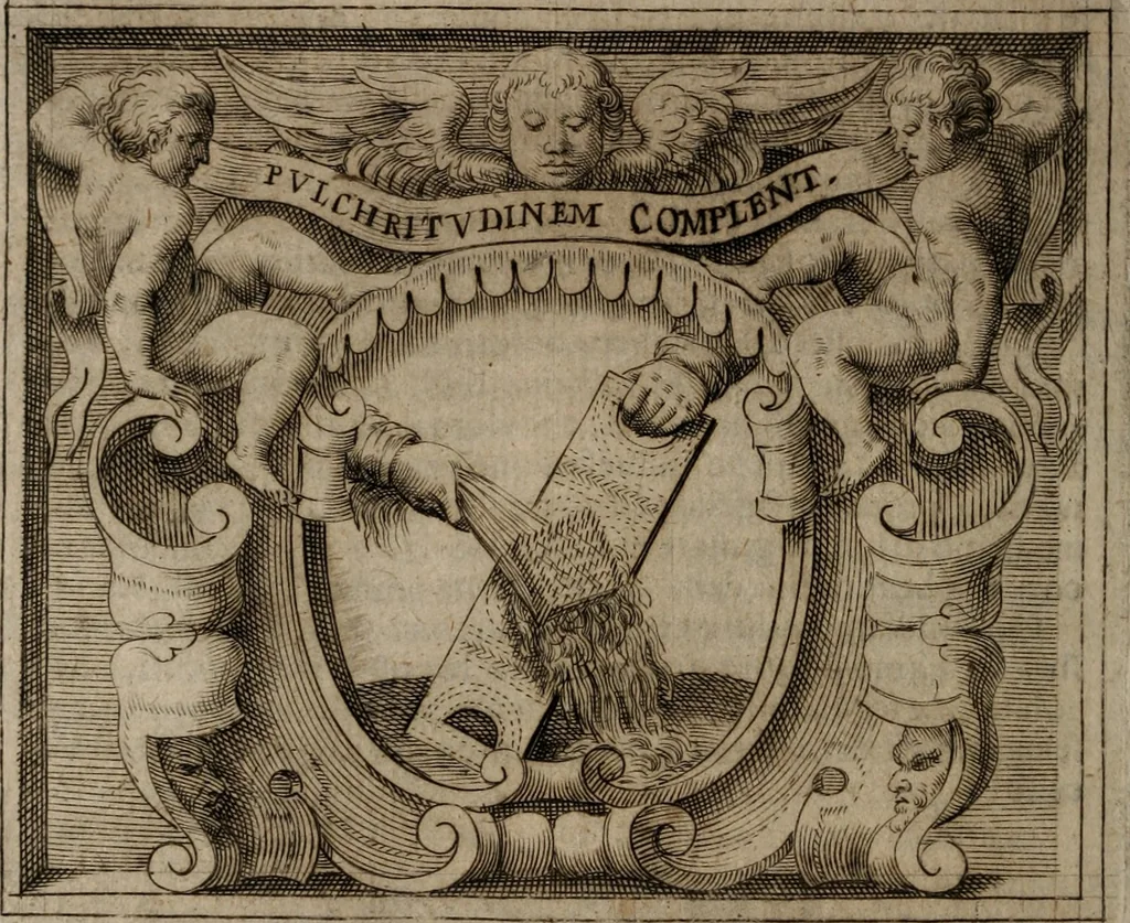An illustration from Imprese sacre con triplicati discorsi, illustrate & arricchite. Con le aggiuntione [sic] ultimamente fattevi dall'istesso autore et in questa terza impressione, con sei copiosissime tavole molto più che prima adornate, 1629, leaf 199