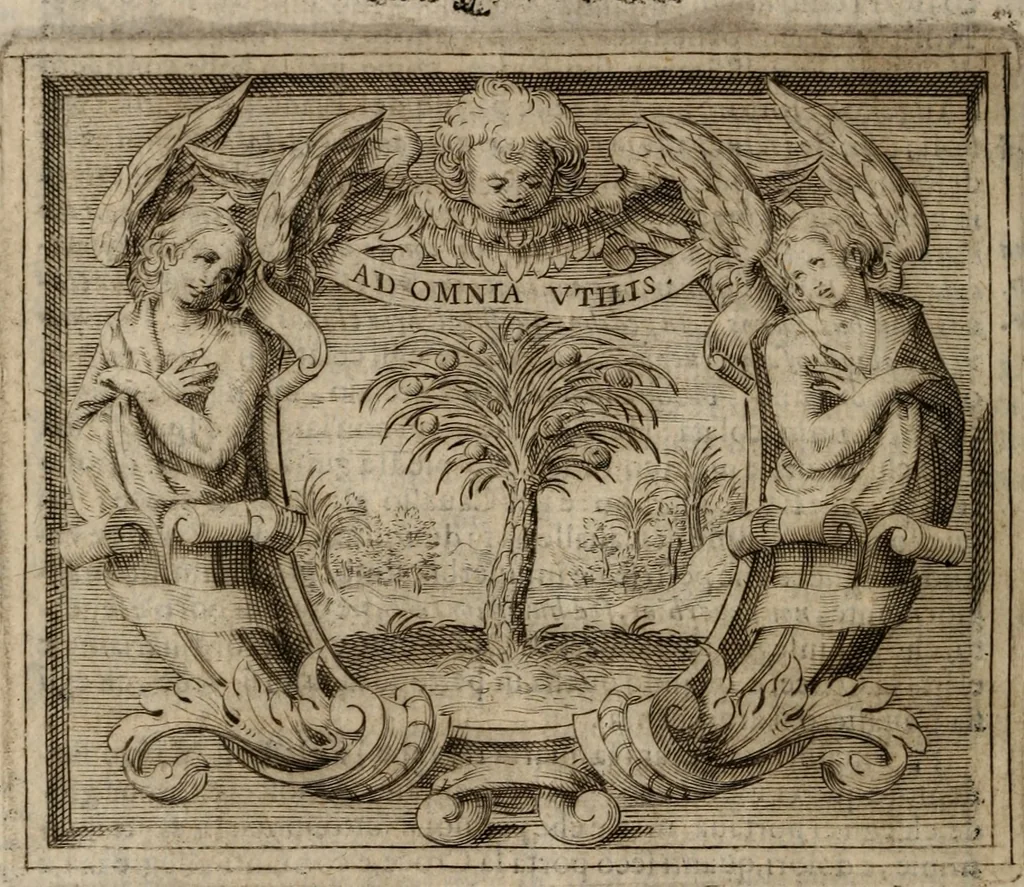 An illustration from Imprese sacre con triplicati discorsi, illustrate & arricchite. Con le aggiuntione [sic] ultimamente fattevi dall'istesso autore et in questa terza impressione, con sei copiosissime tavole molto più che prima adornate, 1629, leaf 239