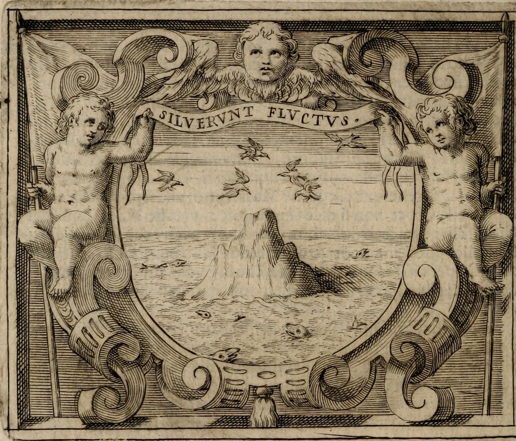 An illustration from Imprese sacre con triplicati discorsi, illustrate & arricchite. Con le aggiuntione [sic] ultimamente fattevi dall'istesso autore et in questa terza impressione, con sei copiosissime tavole molto più che prima adornate, 1629, leaf 257