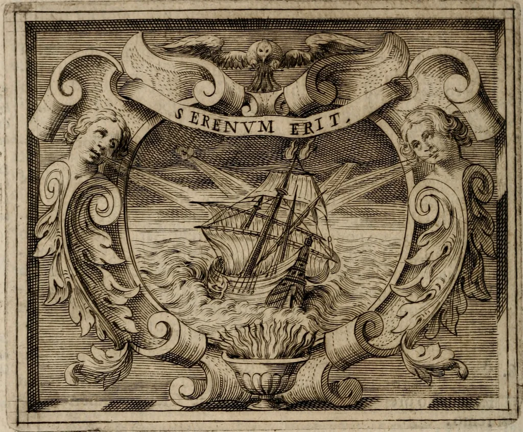 An illustration from Imprese sacre con triplicati discorsi, illustrate & arricchite. Con le aggiuntione [sic] ultimamente fattevi dall'istesso autore et in questa terza impressione, con sei copiosissime tavole molto più che prima adornate, 1629, leaf 297