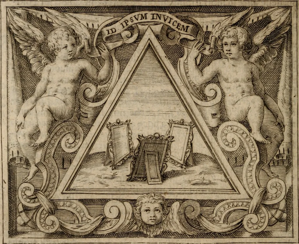 An illustration from Imprese sacre con triplicati discorsi, illustrate & arricchite. Con le aggiuntione [sic] ultimamente fattevi dall'istesso autore et in questa terza impressione, con sei copiosissime tavole molto più che prima adornate, 1629, leaf 325