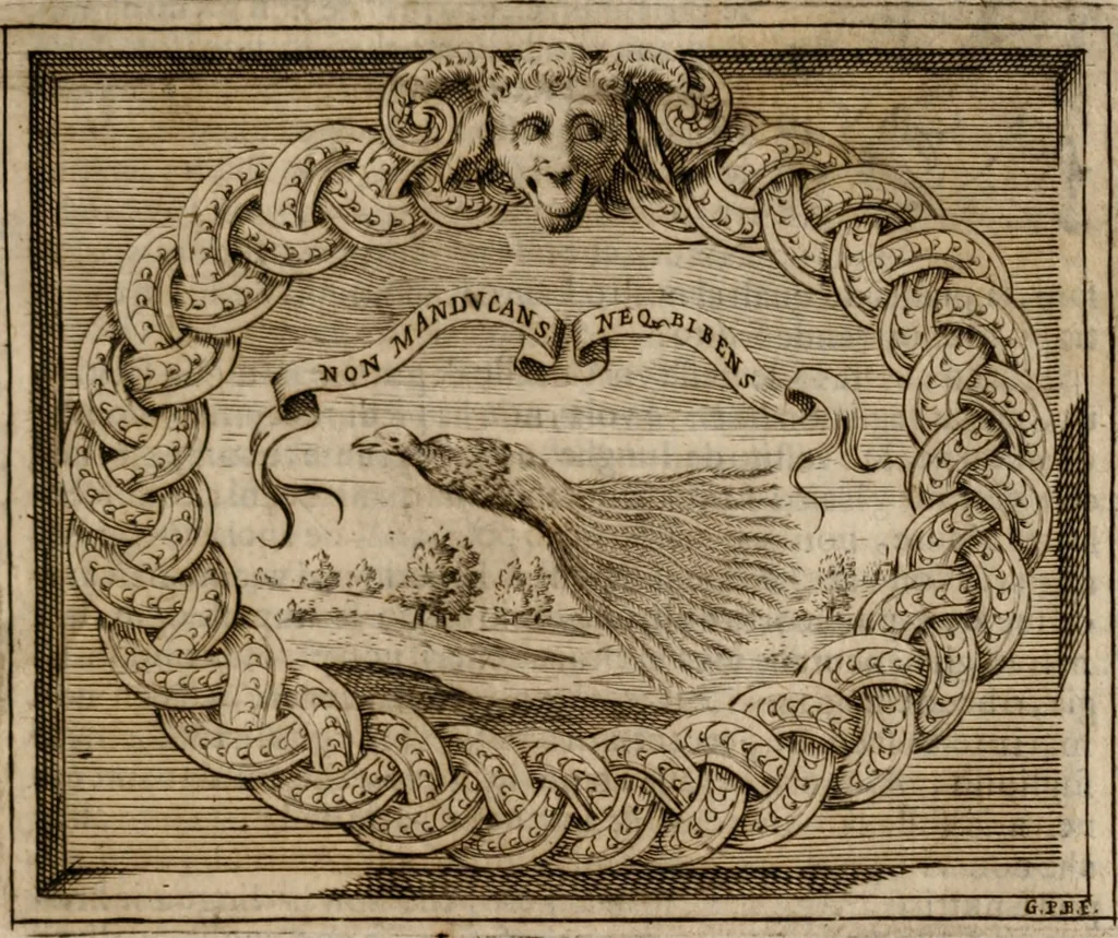 An illustration from Imprese sacre con triplicati discorsi, illustrate & arricchite. Con le aggiuntione [sic] ultimamente fattevi dall'istesso autore et in questa terza impressione, con sei copiosissime tavole molto più che prima adornate, 1629, leaf 376