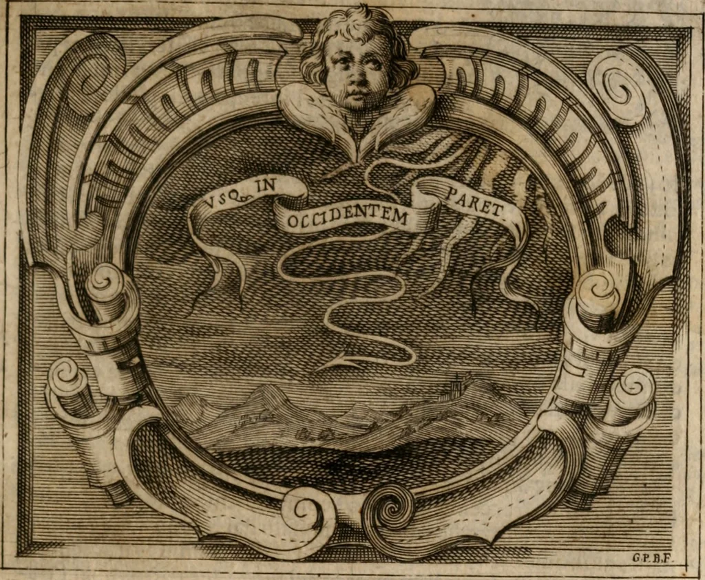 An illustration from Imprese sacre con triplicati discorsi, illustrate & arricchite. Con le aggiuntione [sic] ultimamente fattevi dall'istesso autore et in questa terza impressione, con sei copiosissime tavole molto più che prima adornate, 1629, leaf 458