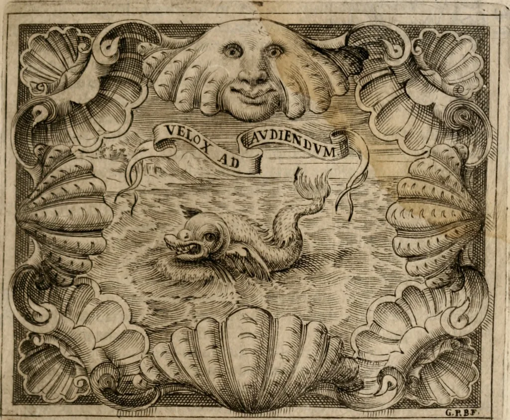 An illustration from Imprese sacre con triplicati discorsi, illustrate & arricchite. Con le aggiuntione [sic] ultimamente fattevi dall'istesso autore et in questa terza impressione, con sei copiosissime tavole molto più che prima adornate, 1629, leaf 512
