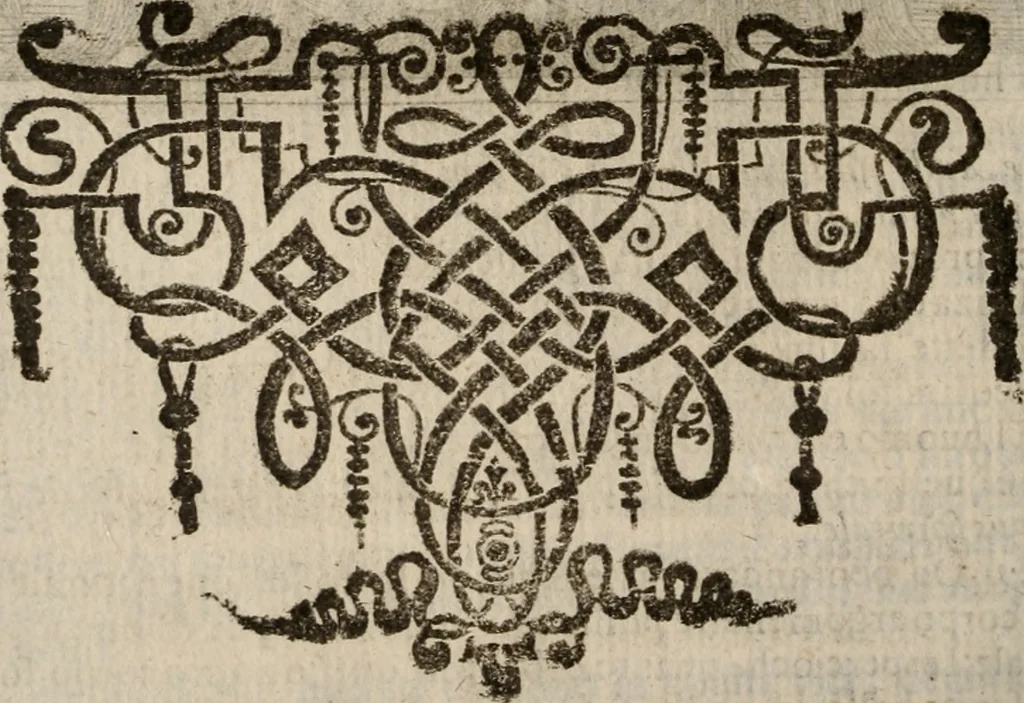An illustration from Imprese sacre con triplicati discorsi, illustrate & arricchite. Con le aggiuntione [sic] ultimamente fattevi dall'istesso autore et in questa terza impressione, con sei copiosissime tavole molto più che prima adornate, 1629, leaf 789