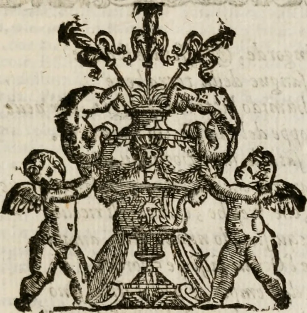 An illustration from Imprese sacre con triplicati discorsi, illustrate & arricchite. Con le aggiuntione [sic] ultimamente fattevi dall'istesso autore et in questa terza impressione, con sei copiosissime tavole molto più che prima adornate, 1629, leaf 1032