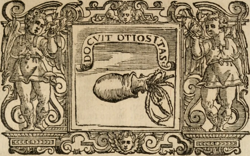 An illustration from Imprese sacre con triplicati discorsi, illustrate & arricchite. Con le aggiuntione [sic] ultimamente fattevi dall'istesso autore et in questa terza impressione, con sei copiosissime tavole molto più che prima adornate, 1629, leaf 1172