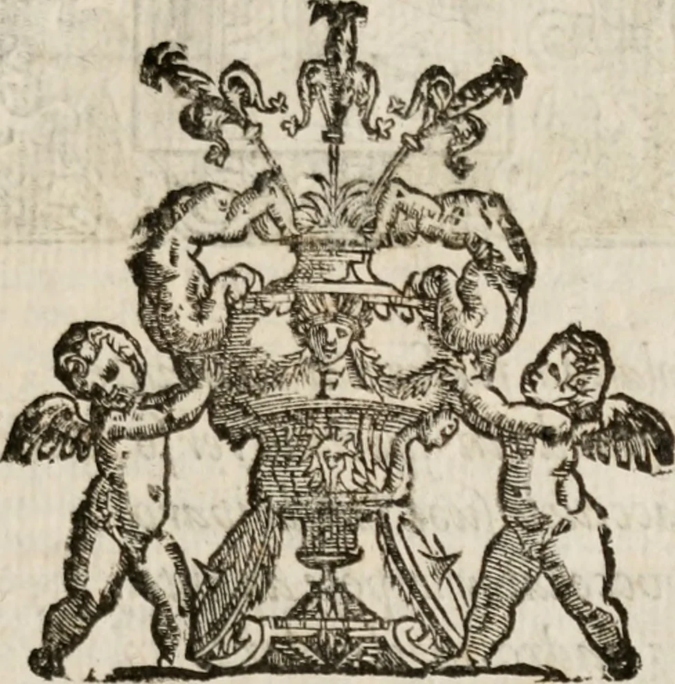 An illustration from Imprese sacre con triplicati discorsi, illustrate & arricchite. Con le aggiuntione [sic] ultimamente fattevi dall'istesso autore et in questa terza impressione, con sei copiosissime tavole molto più che prima adornate, 1629, leaf 1216