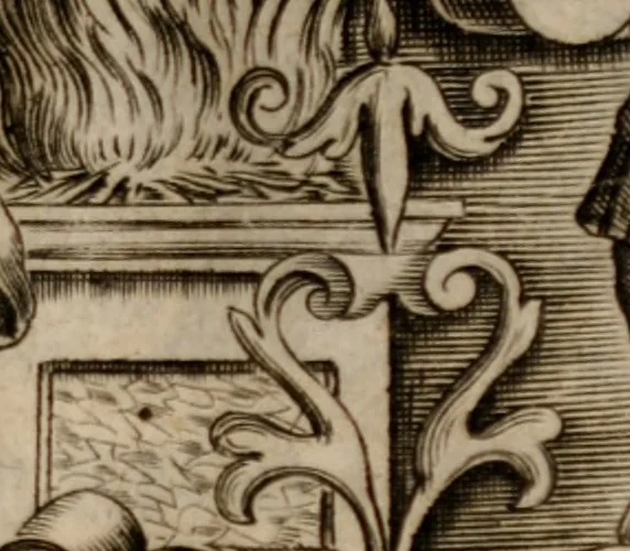 An illustration from Imprese sacre con triplicati discorsi, illustrate & arricchite. Con le aggiuntione [sic] ultimamente fattevi dall'istesso autore et in questa terza impressione, con sei copiosissime tavole molto più che prima adornate, 1629, leaf 2