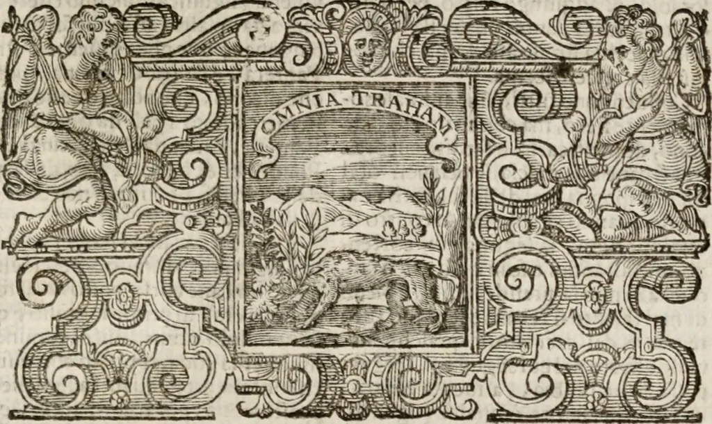 An illustration from Imprese sacre con triplicati discorsi, illustrate & arricchite. Con le aggiuntione [sic] ultimamente fattevi dall'istesso autore et in questa terza impressione, con sei copiosissime tavole molto più che prima adornate, 1629, leaf 282