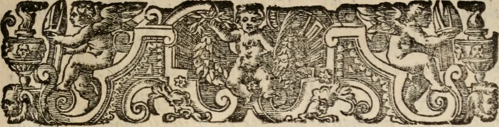 An illustration from Imprese sacre con triplicati discorsi, illustrate & arricchite. Con le aggiuntione [sic] ultimamente fattevi dall'istesso autore et in questa terza impressione, con sei copiosissime tavole molto più che prima adornate, 1629, leaf 4