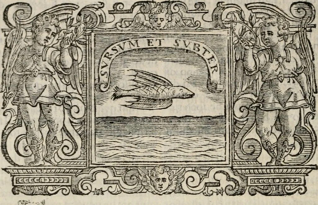 An illustration from Imprese sacre con triplicati discorsi, illustrate & arricchite. Con le aggiuntione [sic] ultimamente fattevi dall'istesso autore et in questa terza impressione, con sei copiosissime tavole molto più che prima adornate, 1629, leaf 607