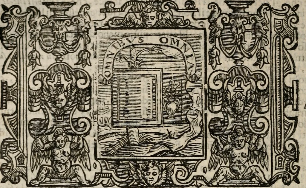 An illustration from Imprese sacre con triplicati discorsi, illustrate & arricchite. Con le aggiuntione [sic] ultimamente fattevi dall'istesso autore et in questa terza impressione, con sei copiosissime tavole molto più che prima adornate, 1629, leaf 769
