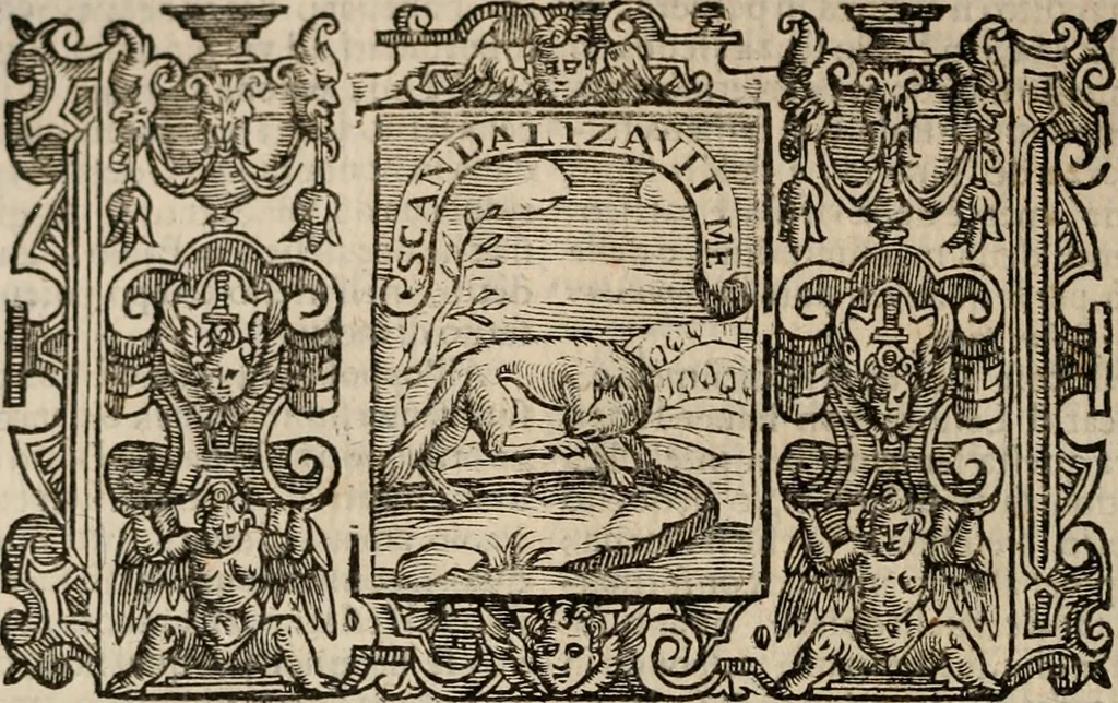 An illustration from Imprese sacre con triplicati discorsi, illustrate & arricchite. Con le aggiuntione [sic] ultimamente fattevi dall'istesso autore et in questa terza impressione, con sei copiosissime tavole molto più che prima adornate, 1629, leaf 807