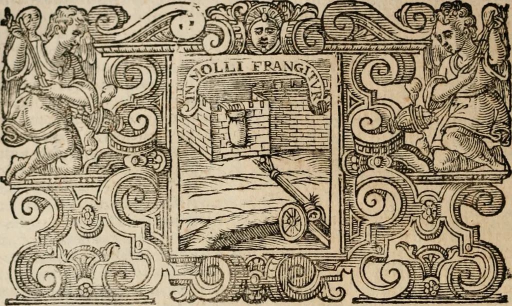 An illustration from Imprese sacre con triplicati discorsi, illustrate & arricchite. Con le aggiuntione [sic] ultimamente fattevi dall'istesso autore et in questa terza impressione, con sei copiosissime tavole molto più che prima adornate, 1629, leaf 841