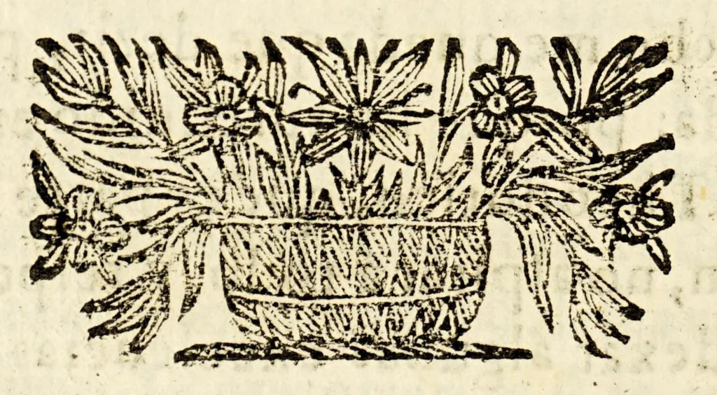 An illustration from Impression mysteriosa. De las llagas de N. redemptor en el cuerpo del seraphin humano., 1686, leaf 12
