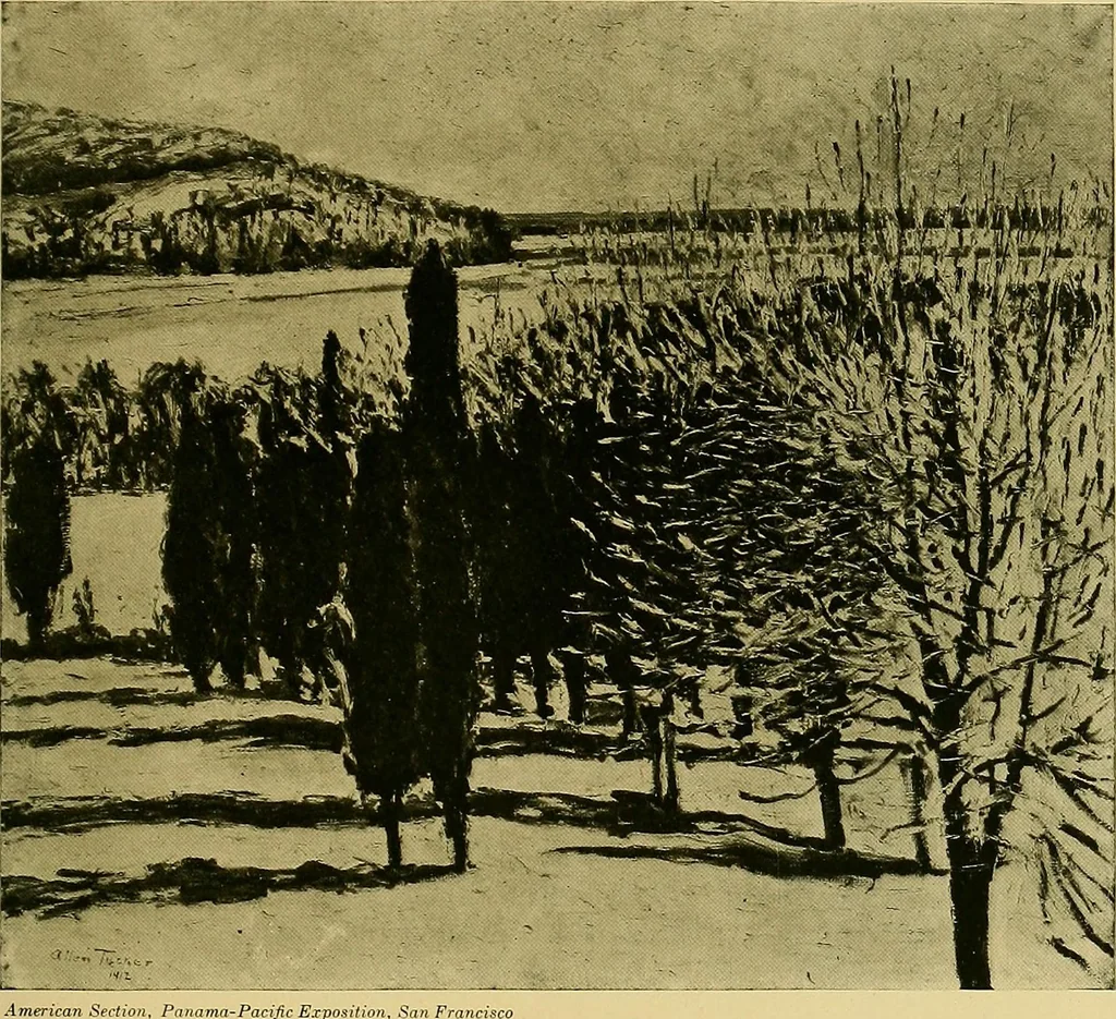 An illustration from Impressions of the art at the Panama-Pacific Exposition, 1916, leaf 124