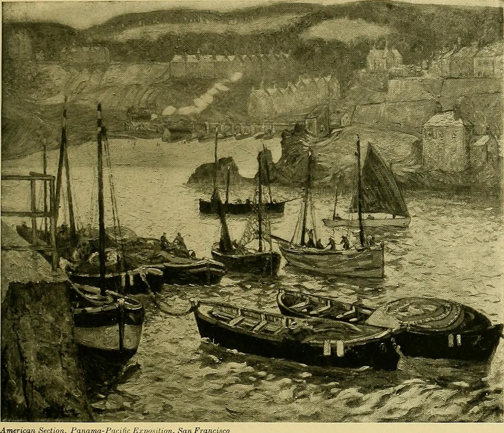 An illustration from Impressions of the art at the Panama-Pacific Exposition, 1916, leaf 128