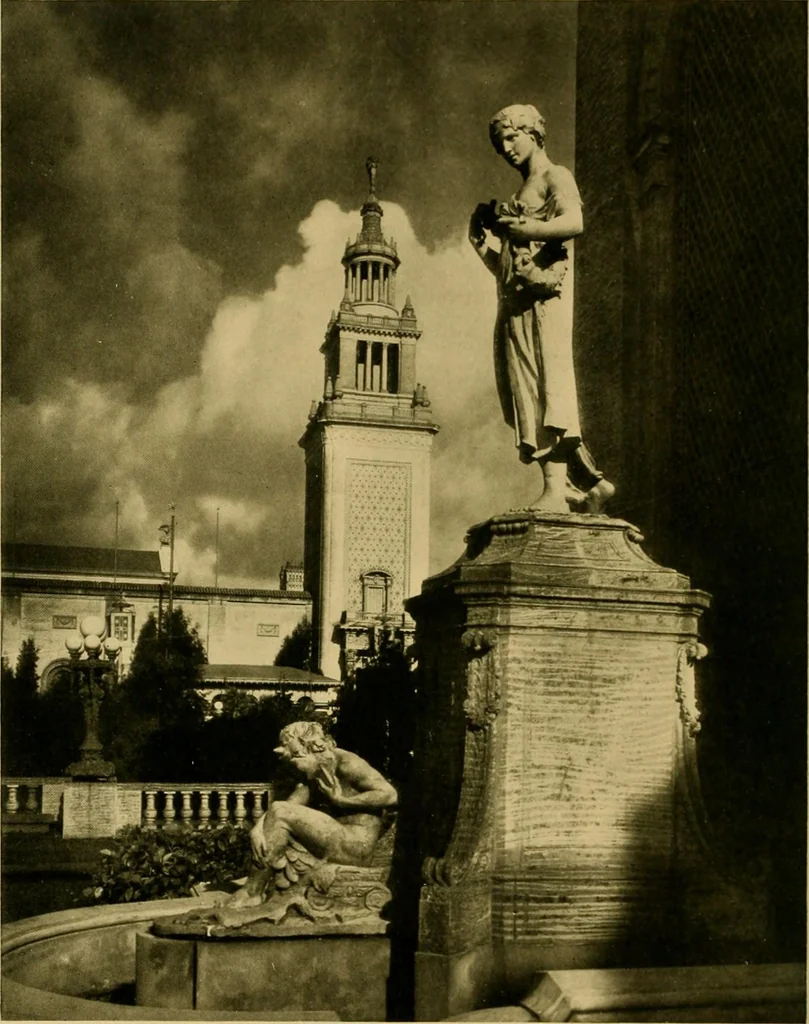 An illustration from Impressions of the art at the Panama-Pacific Exposition, 1916, leaf 49