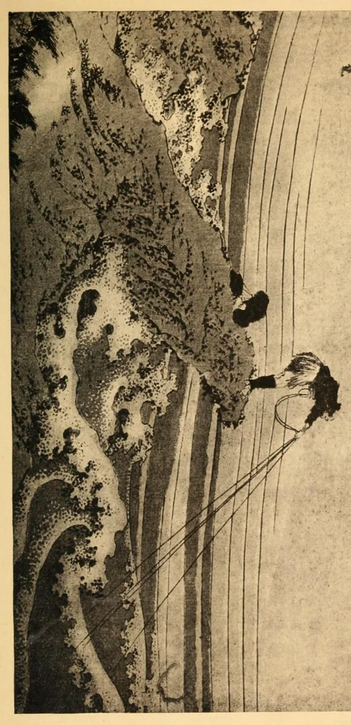 An illustration from Impressions of Ukiyo-ye, the school of the Japanese colour-print artists, 1905, leaf 121