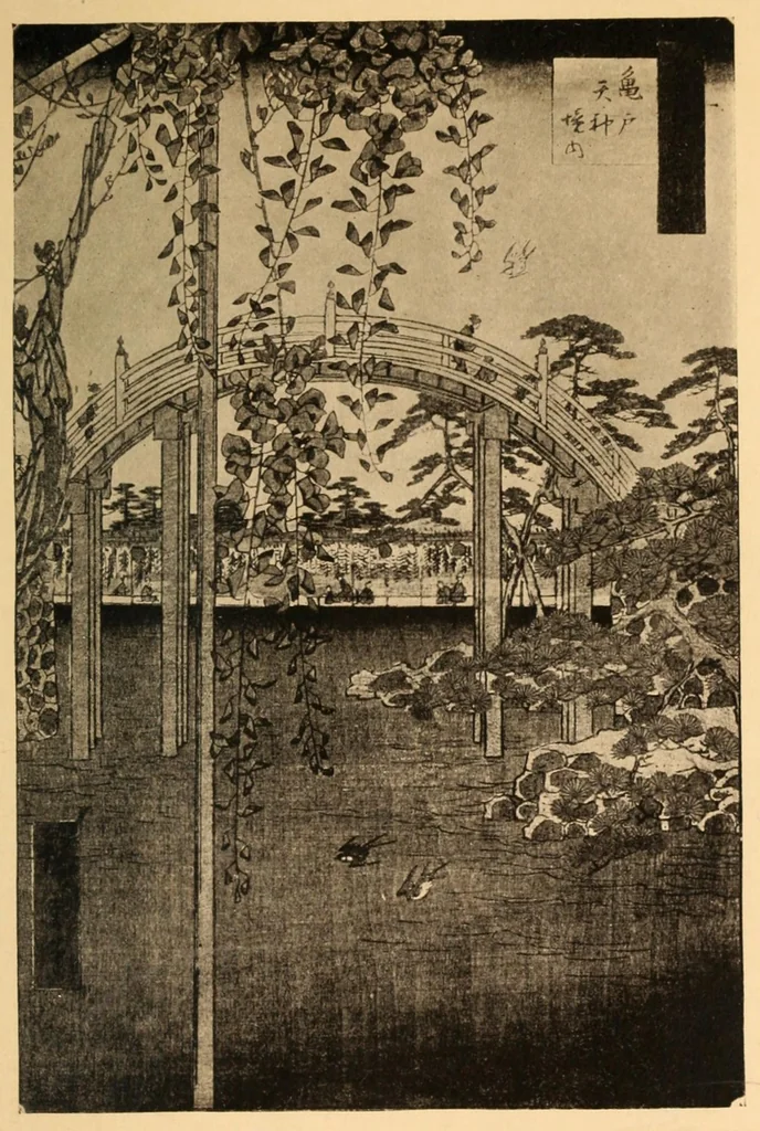 An illustration from Impressions of Ukiyo-ye, the school of the Japanese colour-print artists, 1905, leaf 91