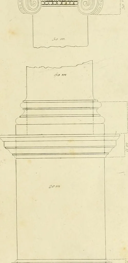 An illustration from An improved and enlarged edition of Biddle's young carpenter's assistant : being a complete system of architecture for carpenters, joiners, and workmen in general, adapted to the style of building in the United States ; revised and corrected, with several additional articles, and forty-eight new designs, chiefly of full size, working drawings of modern finish, in detail ; particularly adapted for country use, 1833, leaf 32