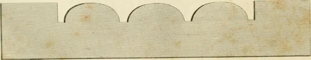 An illustration from An improved and enlarged edition of Biddle's young carpenter's assistant : being a complete system of architecture for carpenters, joiners, and workmen in general, adapted to the style of building in the United States ; revised and corrected, with several additional articles, and forty-eight new designs, chiefly of full size, working drawings of modern finish, in detail ; particularly adapted for country use, 1833, leaf 59