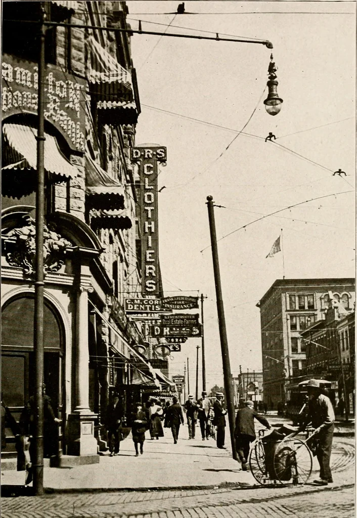 An illustration from Improvement of Fort Wayne Indiana; report for Fort Wayne Civic Improvement Association, 1909, leaf 34