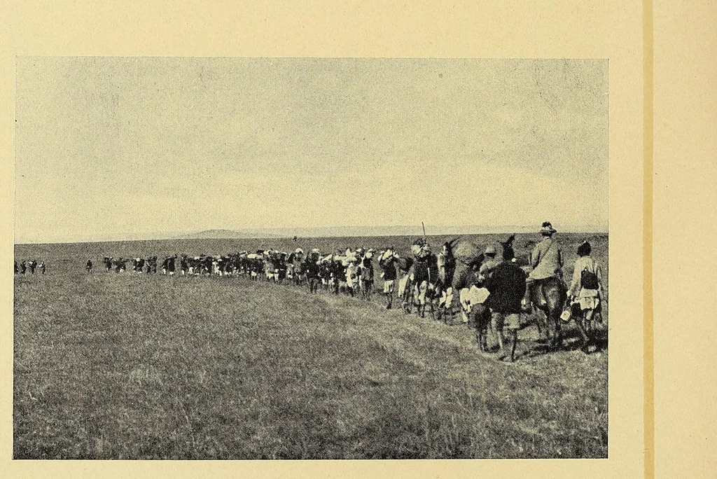 An illustration from In Africa : hunting adventures in the big game country, 1910, leaf 184