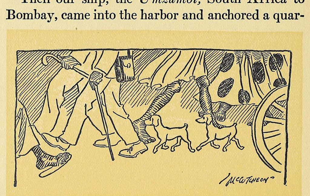 An illustration from In Africa : hunting adventures in the big game country, 1910, leaf 476
